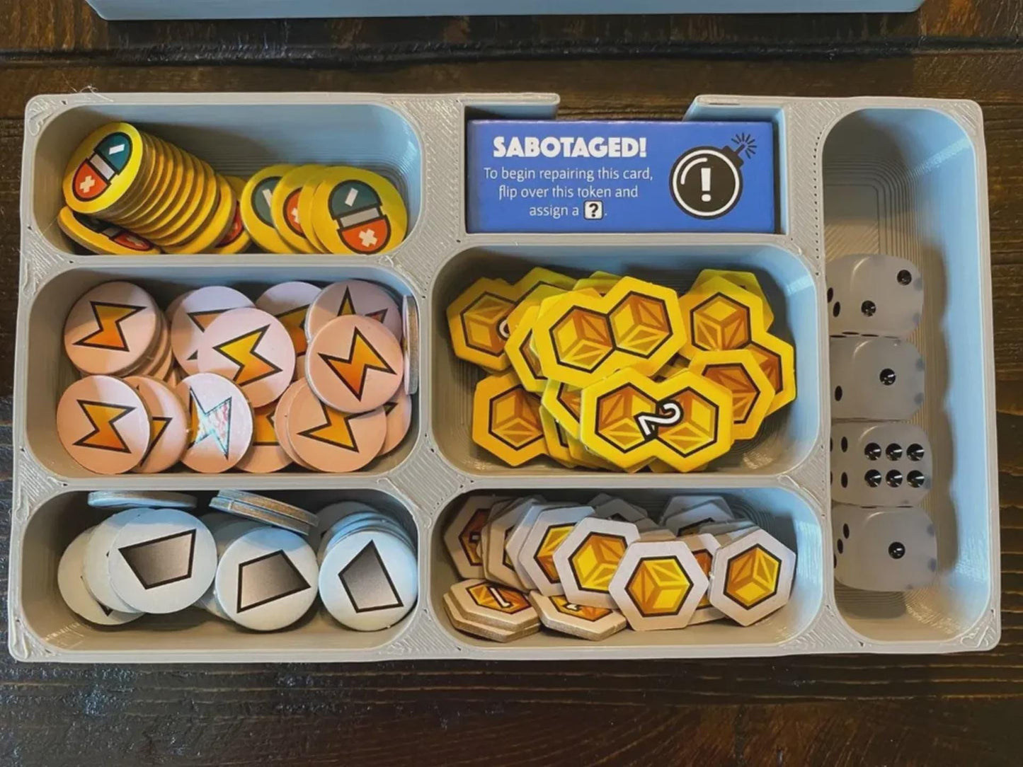 Fantastic Factories Organizer with Expansions – Holds Manufactions & Subterfuge Expansions | Eco Friendly 3D Farm