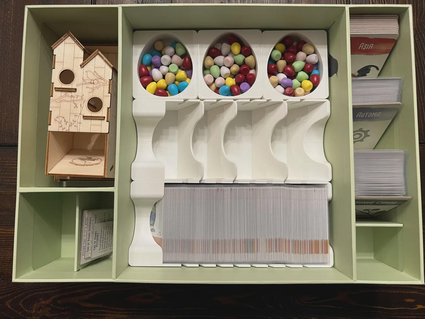 Wingspan Nesting Box Insert / Organizer - Holds All Current Expansions and Room for More