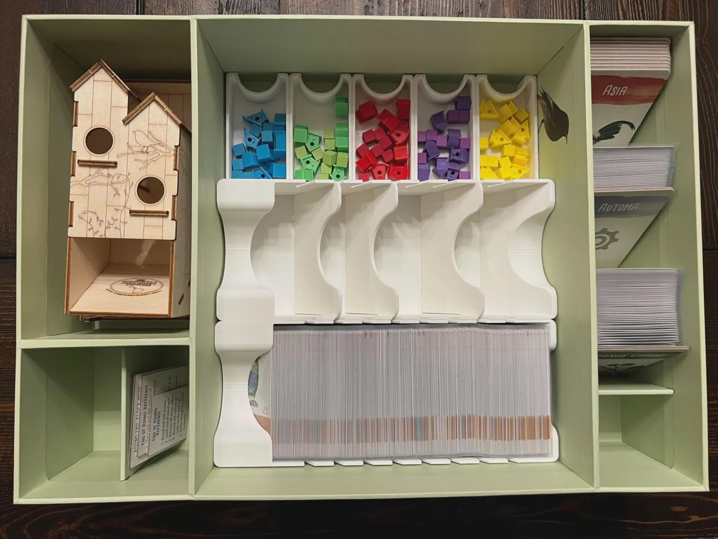 Wingspan Nesting Box Insert / Organizer - Holds All Current Expansions and Room for More