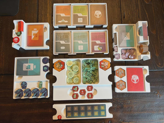 On Mars: Alien Invasion Board Game Insert / Organizer - Mase Using Solar Power and Sustainable Material