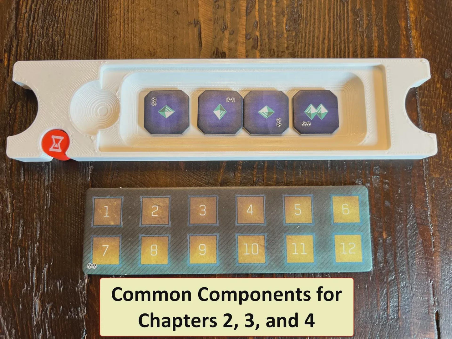 On Mars: Alien Invasion Board Game Insert / Organizer - Mase Using Solar Power and Sustainable Material