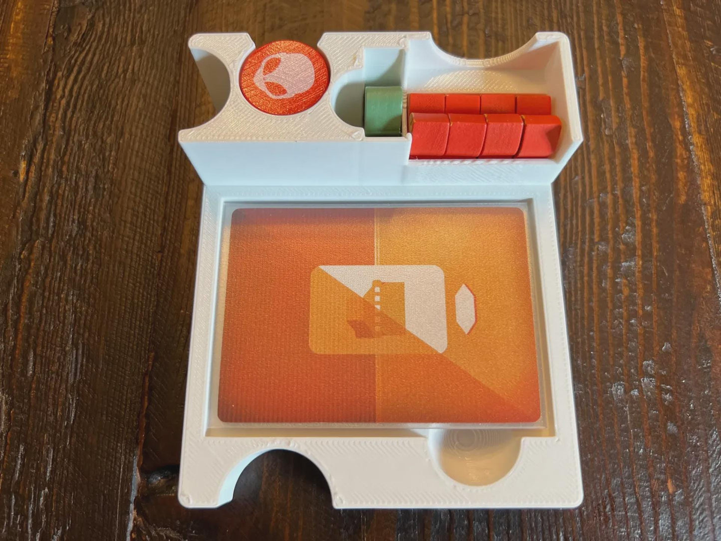 On Mars: Alien Invasion Board Game Insert / Organizer - Mase Using Solar Power and Sustainable Material