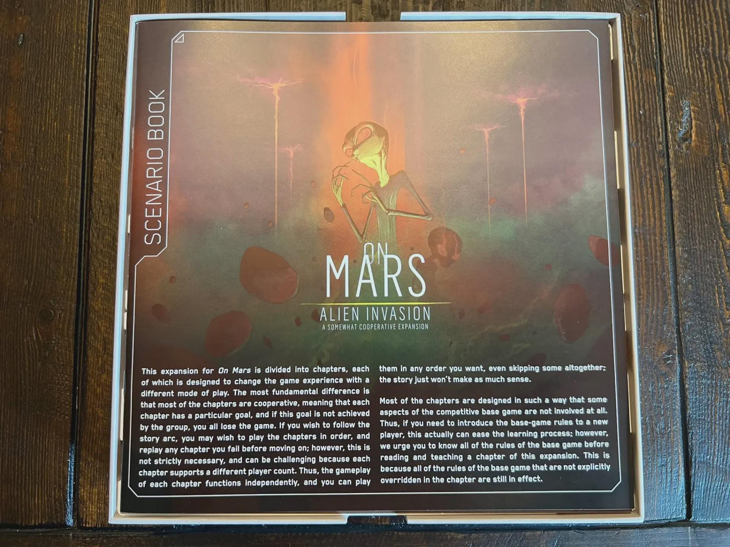 On Mars: Alien Invasion Board Game Insert / Organizer - Mase Using Solar Power and Sustainable Material