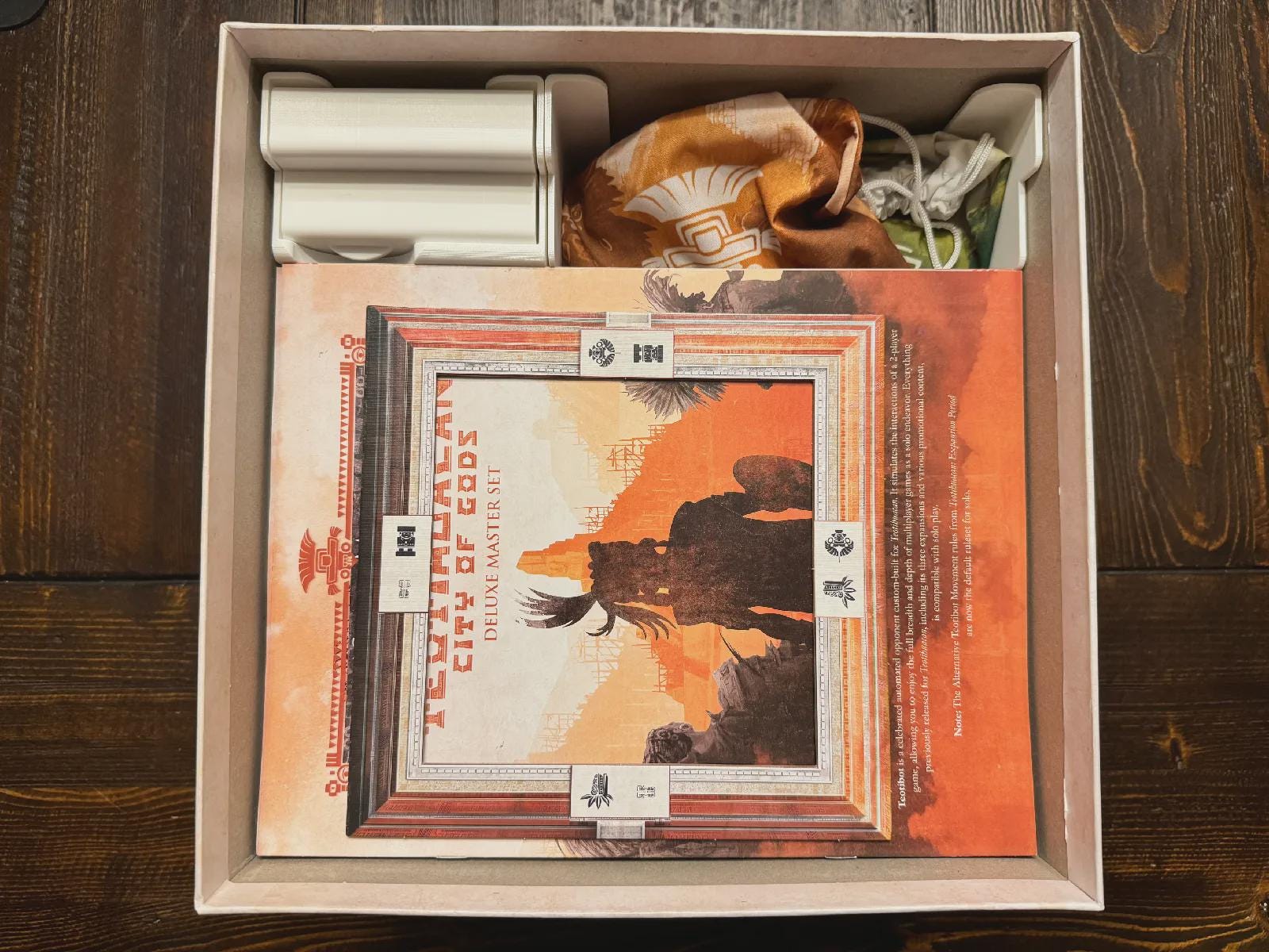 Teotihuacan Deluxe Master Set Insert / Organizer - Fits 5th Player Expansion - Eco Friendly 3D Printing Studio