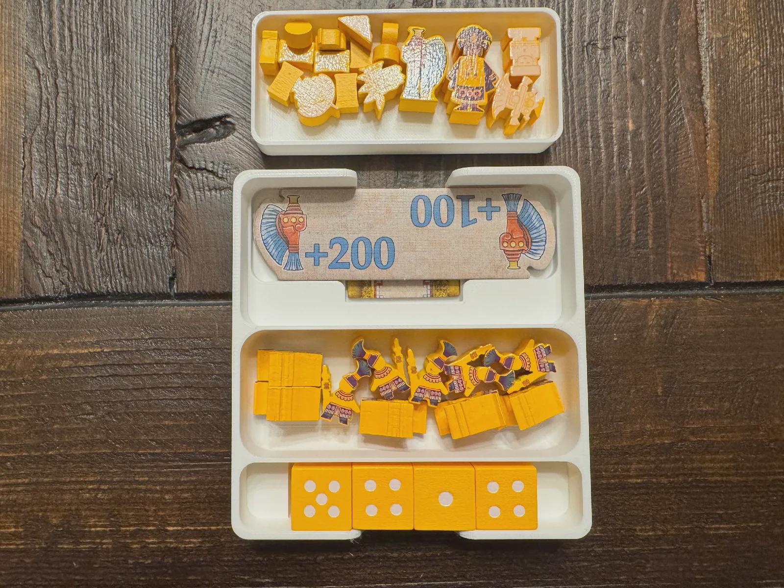Teotihuacan Deluxe Master Set Insert / Organizer - Fits 5th Player Expansion - Eco Friendly 3D Printing Studio