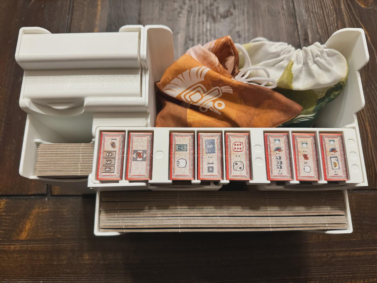 Teotihuacan Deluxe Master Set Insert / Organizer - Fits 5th Player Expansion - Eco Friendly 3D Printing Studio