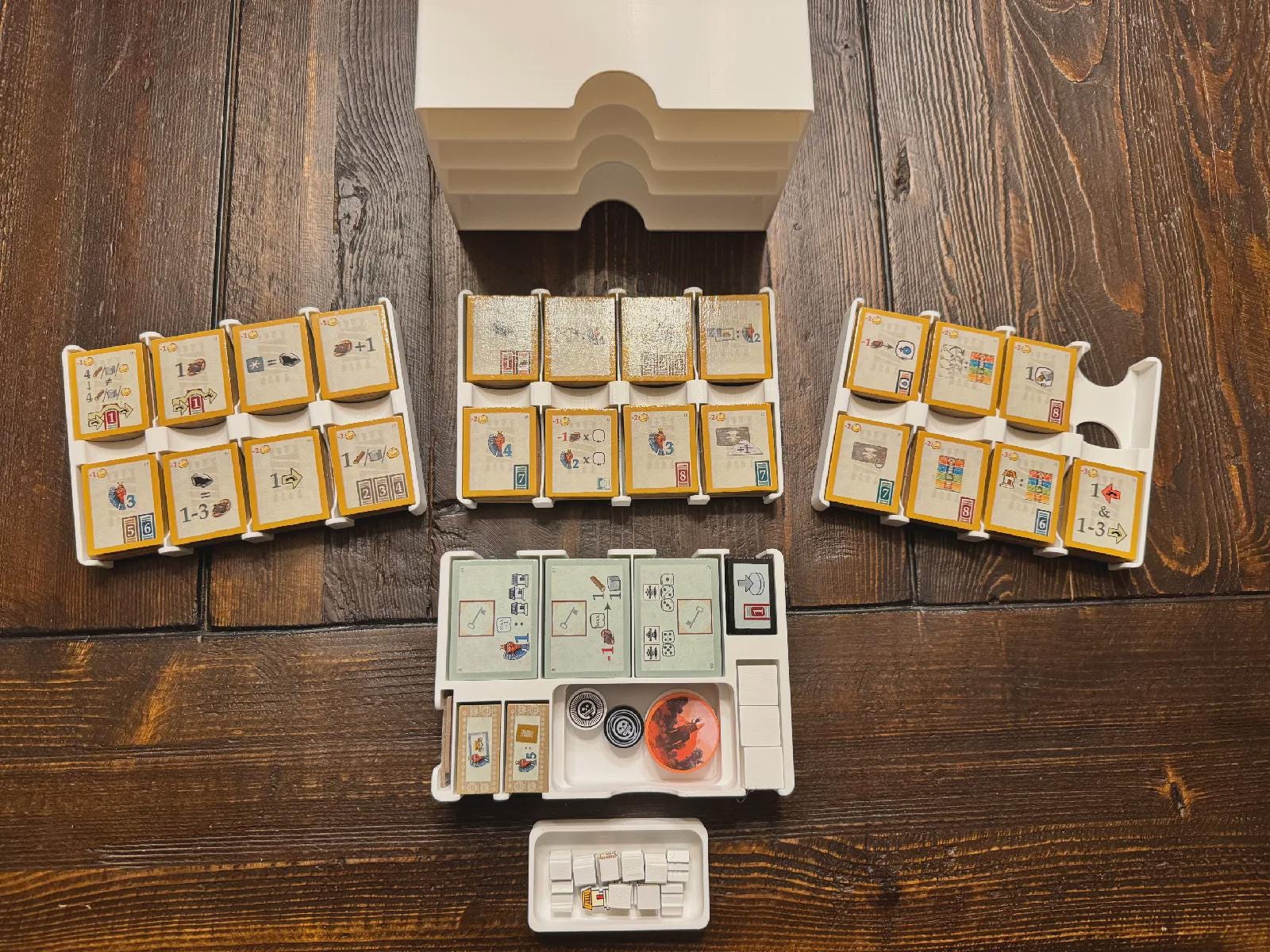 Teotihuacan Deluxe Master Set Insert / Organizer - Fits 5th Player Expansion - Eco Friendly 3D Printing Studio