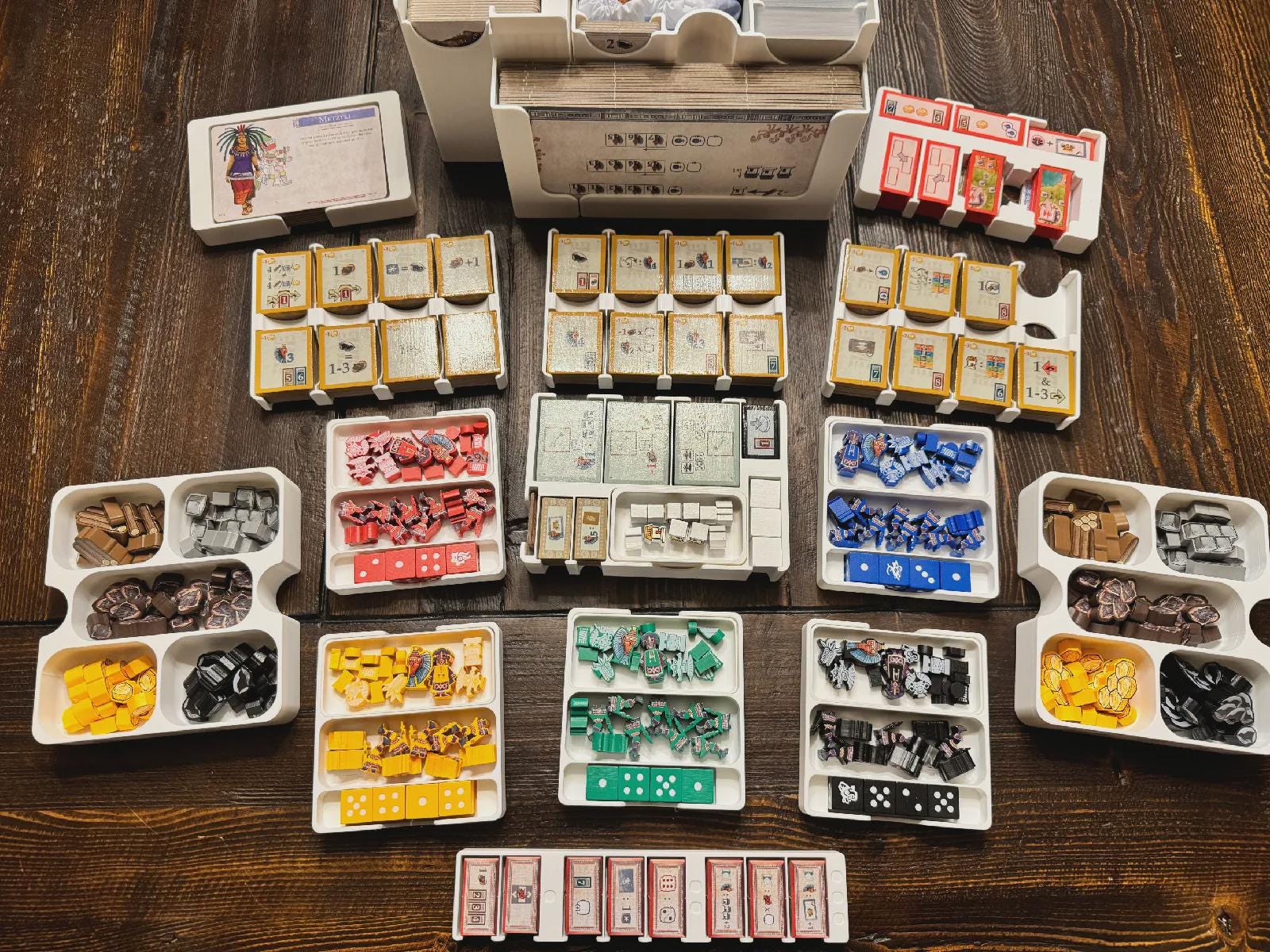 Teotihuacan Deluxe Master Set Insert / Organizer - Fits 5th Player Expansion - Eco Friendly 3D Printing Studio
