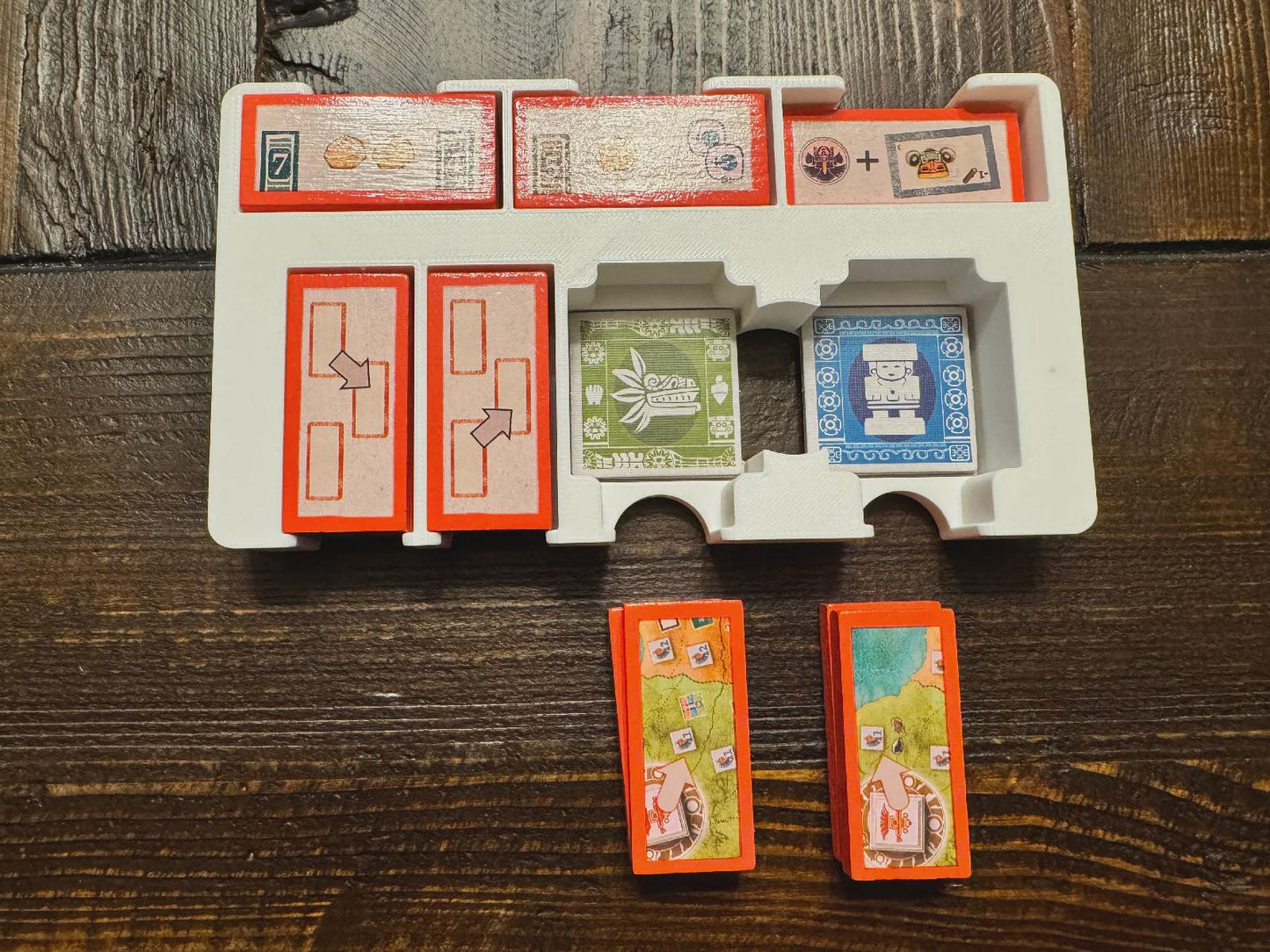Teotihuacan Deluxe Master Set Insert / Organizer - Fits 5th Player Expansion - Eco Friendly 3D Printing Studio