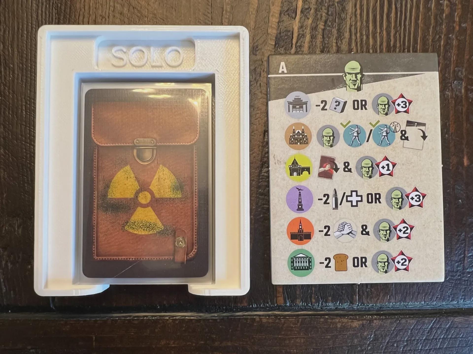 Resurgence Board Game Insert / Organizer - Made using Solar Power and Sustainable Materials