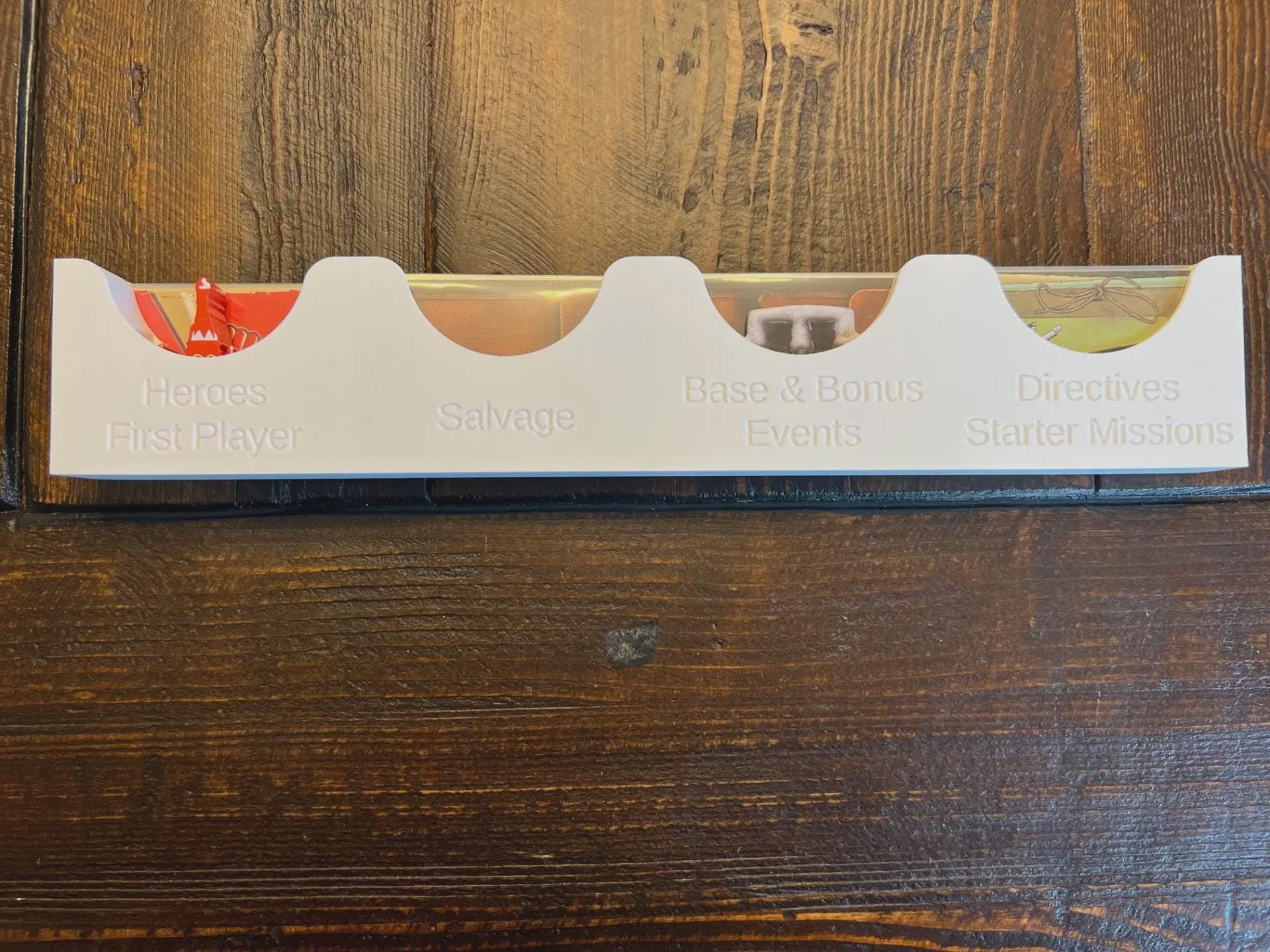 Resurgence Board Game Insert / Organizer - Made using Solar Power and Sustainable Materials