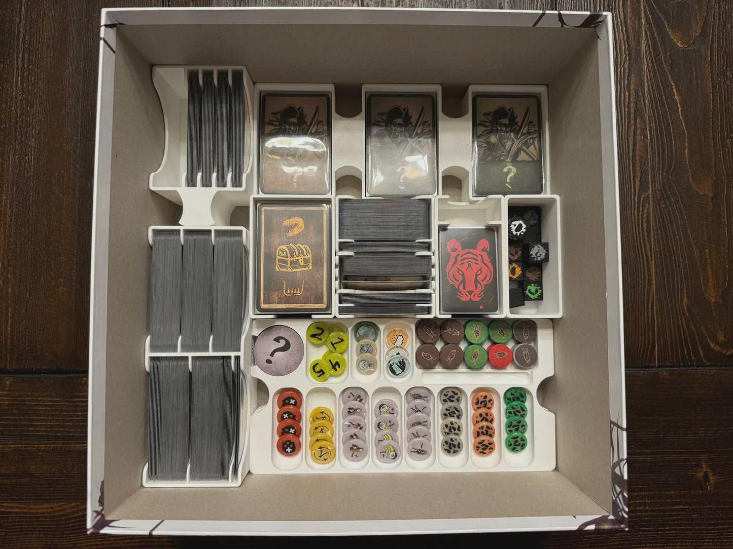 Robinson Crusoe Gamefound Collector's Edition Board Game Insert / Organizer - Made using Solar Power