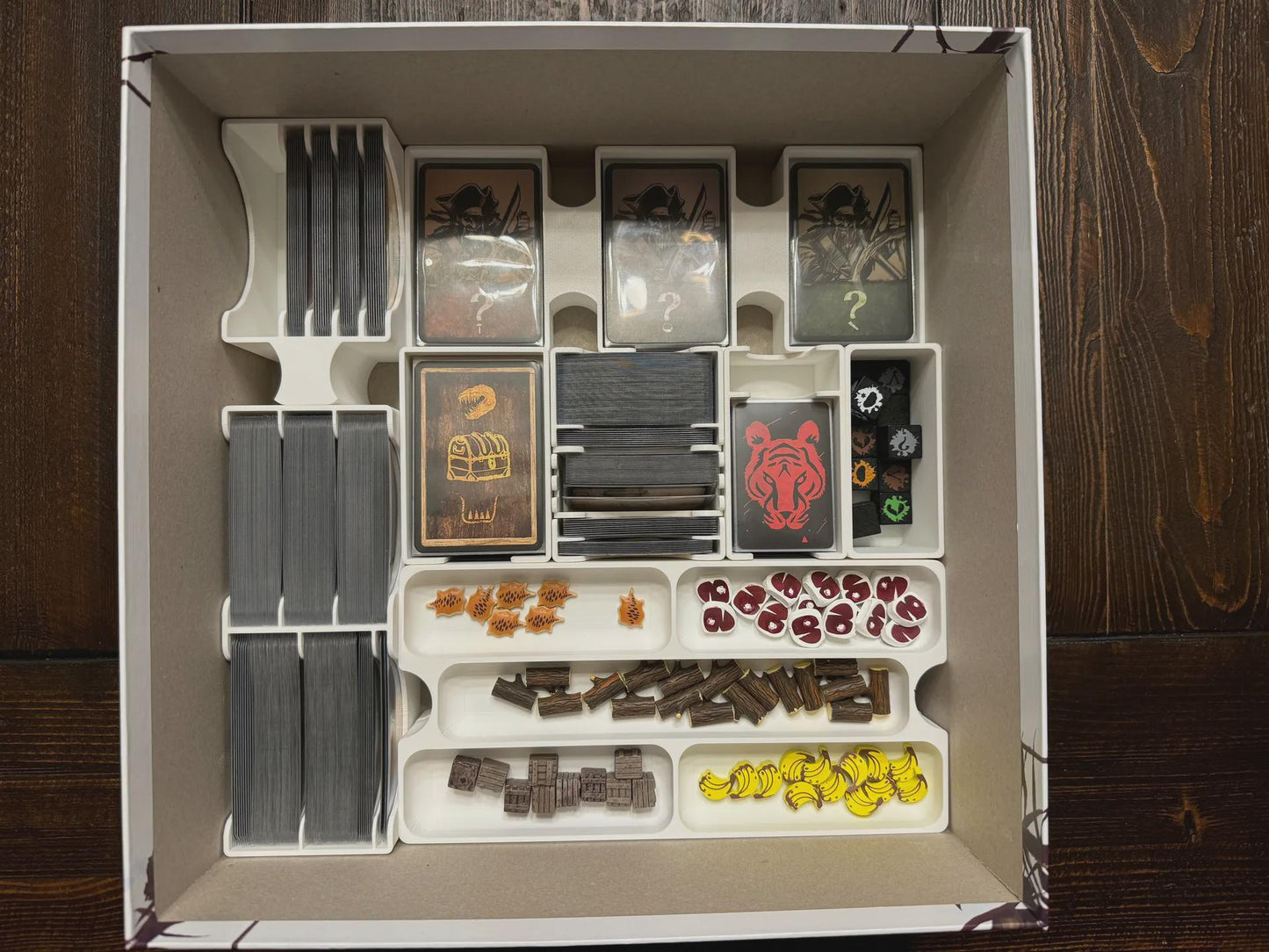 Robinson Crusoe Gamefound Collector's Edition Board Game Insert / Organizer - Made using Solar Power