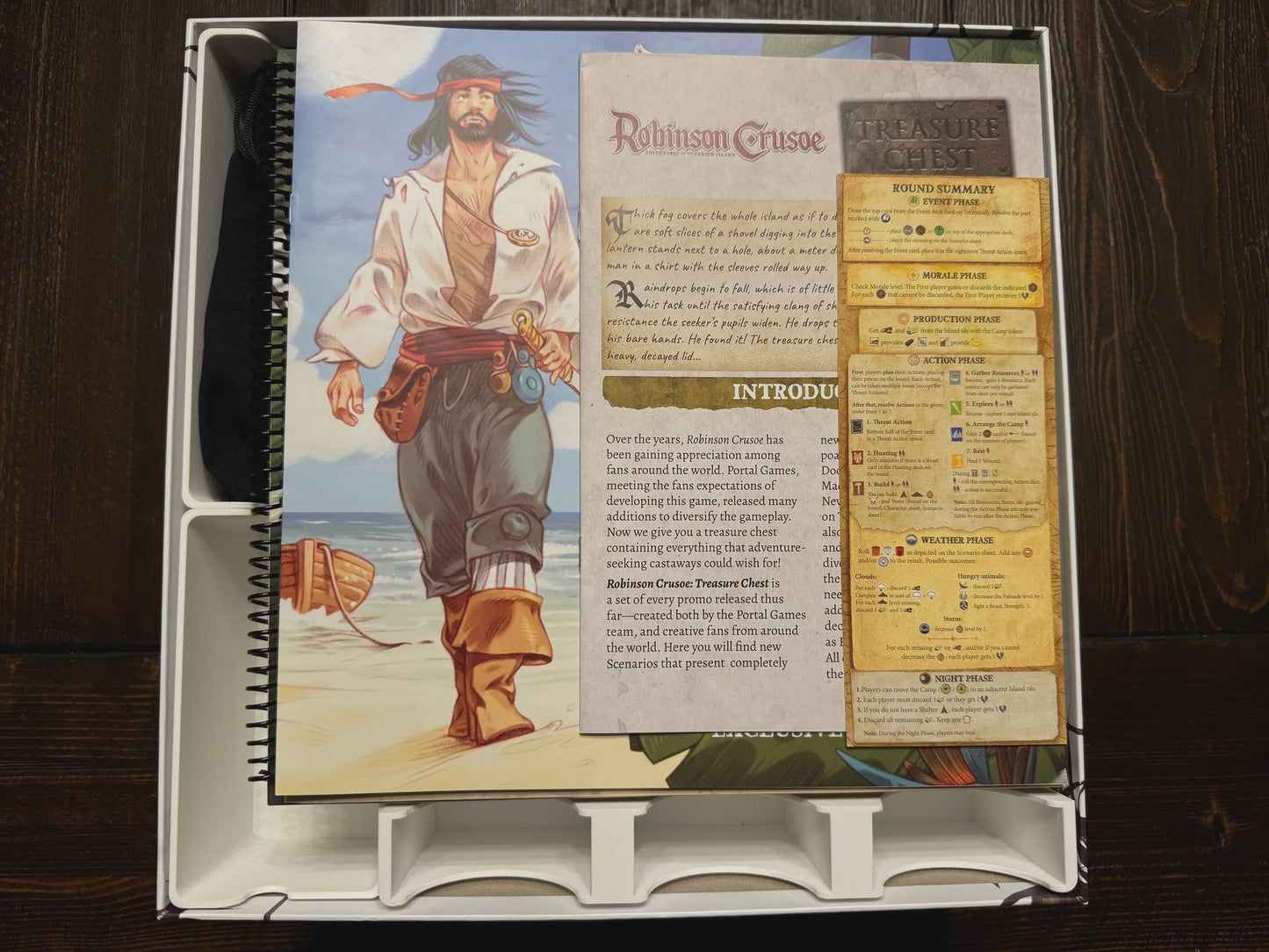 Robinson Crusoe Gamefound Collector's Edition Board Game Insert / Organizer - Made using Solar Power