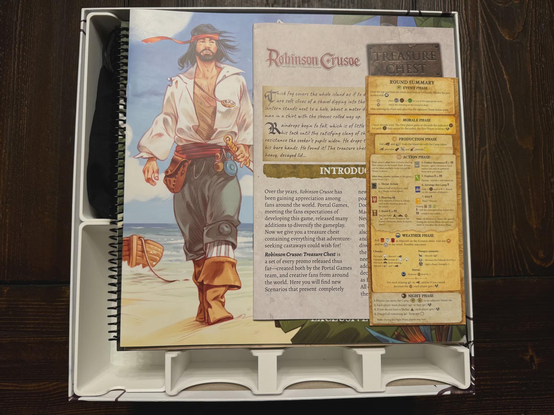 Robinson Crusoe Gamefound Collector's Edition Board Game Insert / Organizer - Made using Solar Power