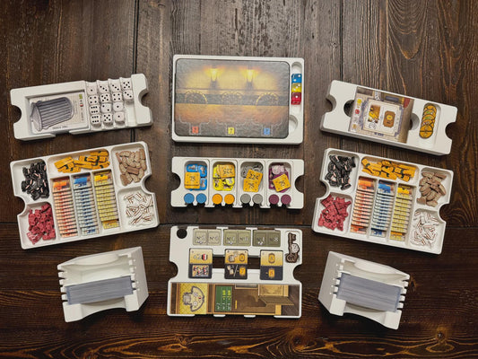 Grand Austria Hotel and Let's Waltz Insert / Organizer - Holds Meeple Source Food Upgrades Made using Solar Power