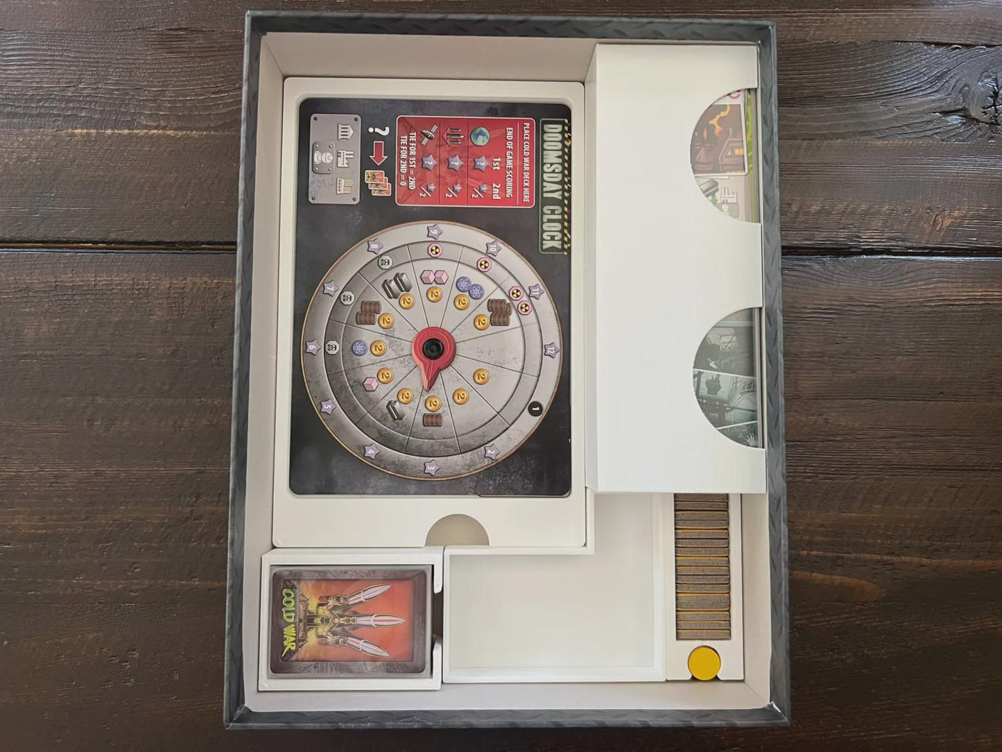 Manhattan Project Energy Empire and Cold War Expansion Insert / Organizer - 3D Printed using Solar Power