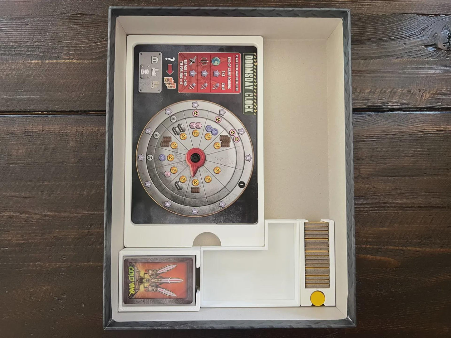Manhattan Project Energy Empire and Cold War Expansion Insert / Organizer - 3D Printed using Solar Power