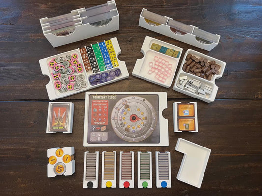 Manhattan Project Energy Empire and Cold War Expansion Insert / Organizer - 3D Printed using Solar Power