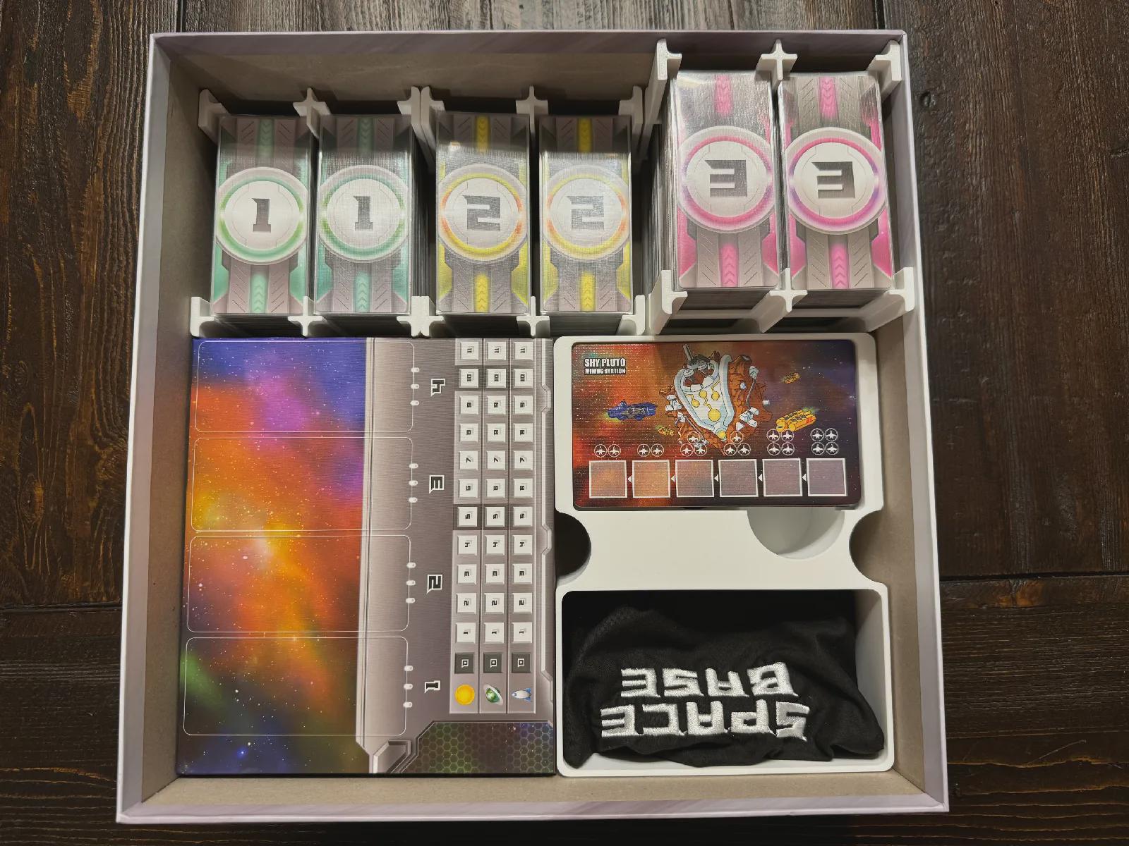 Space Base Insert / Organizer - Holds All Expansions Through Genesis in the Command Station Box - Eco Friendly 3D Printing Farm