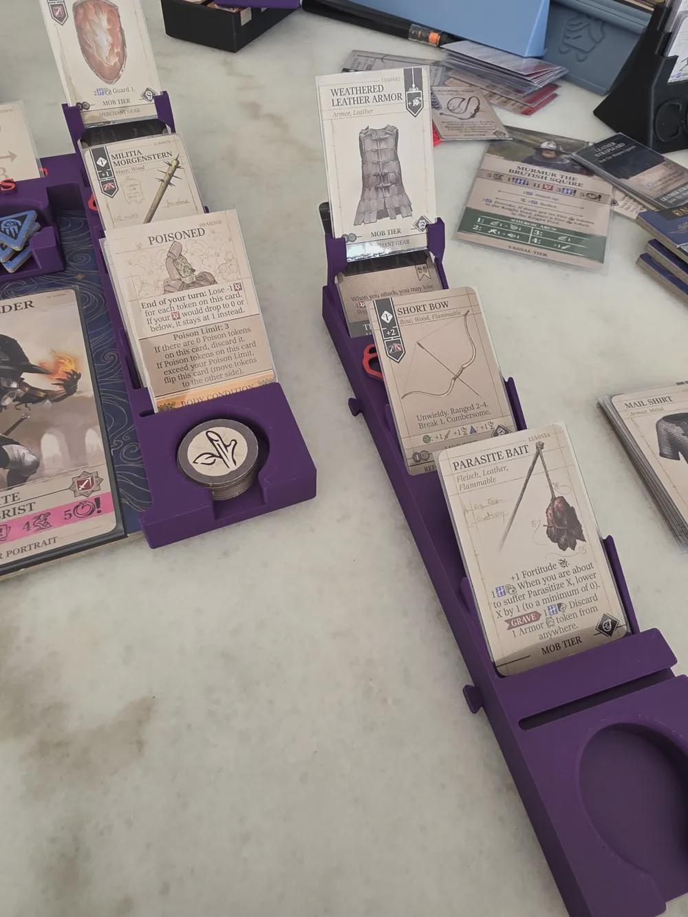 Kingdoms Forlorn Player Boards V2 for 4 Knights – Modular 3D Print