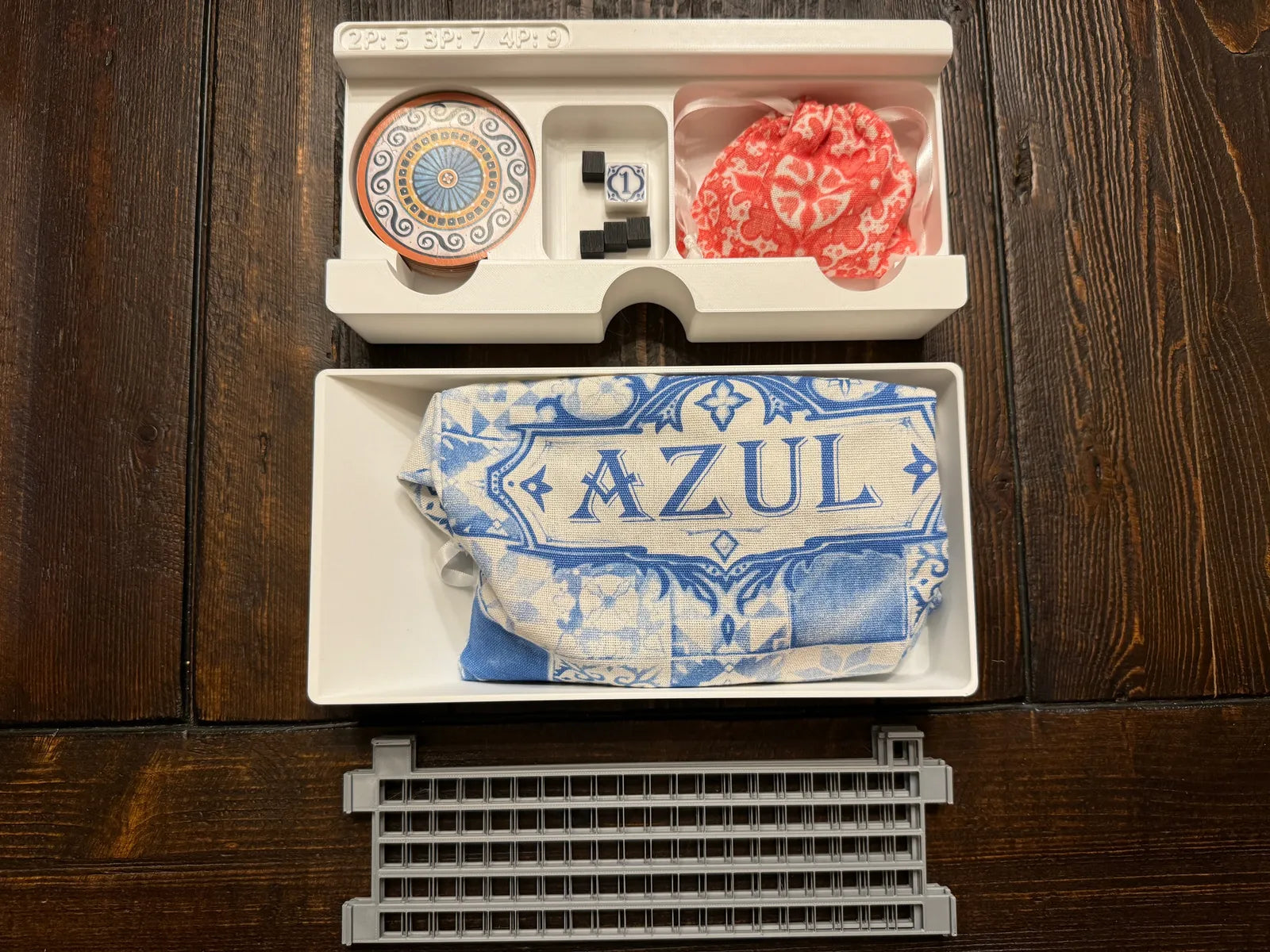 Azul Game Organizer – Supports Crystal Mosaic, Special Factories & Joker Promo, 3D Printed in a Eco Friendly Print Farm - KreativLayers