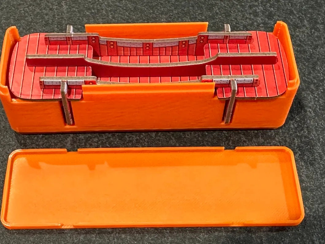 The White Castle insert VERSION 3 (supports sleeves, integrated meeple grids) - KreativLayers