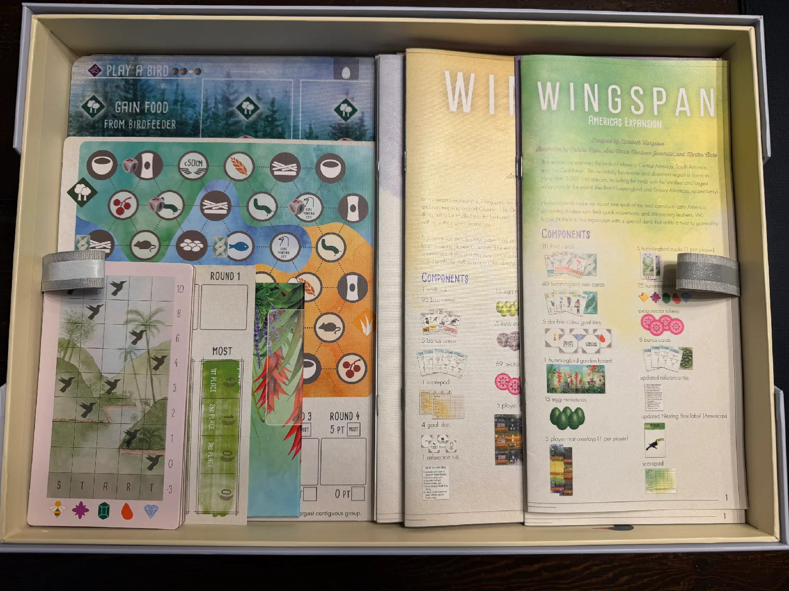 Wingspan Nesting Box Insert / Organizer - All Expansions (Updated Through the Americas Expansion) - KreativLayers
