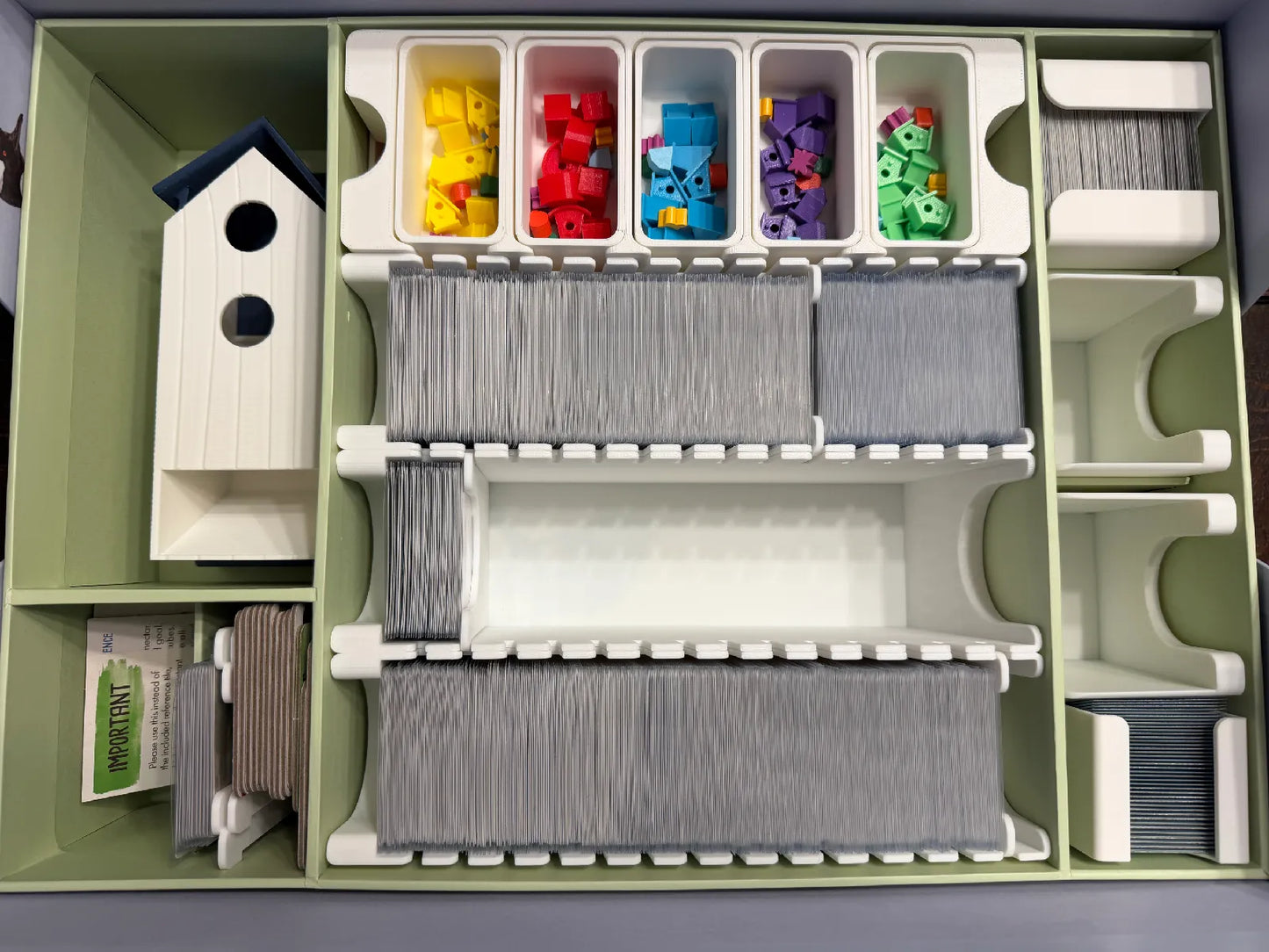Wingspan Nesting Box Insert / Organizer - All Expansions (Updated Through the Americas Expansion) - KreativLayers