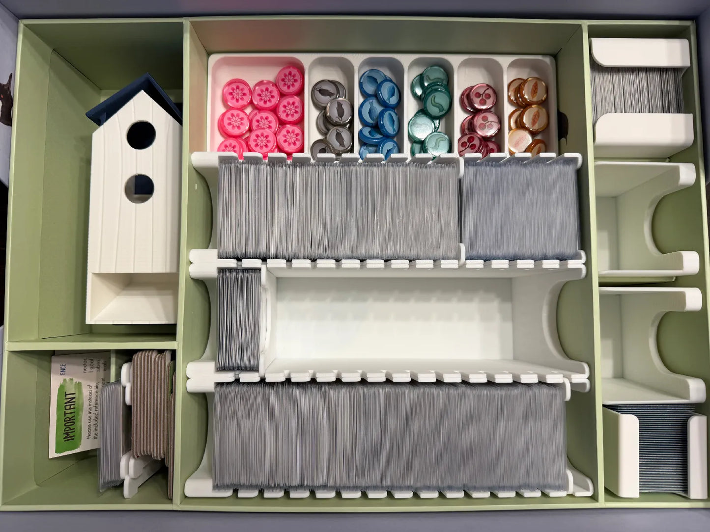 Wingspan Nesting Box Insert / Organizer - All Expansions (Updated Through the Americas Expansion) - KreativLayers
