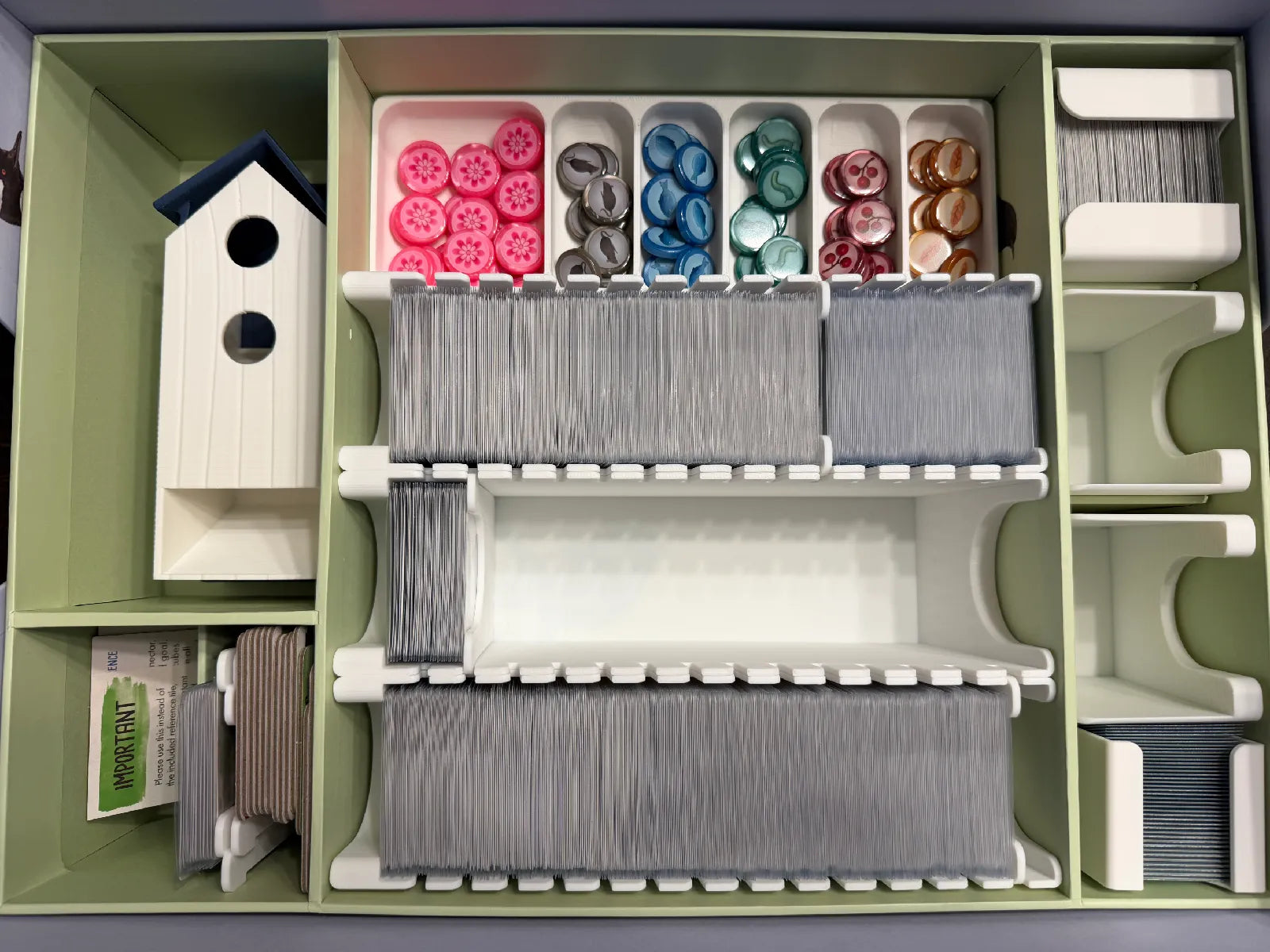 Wingspan Nesting Box Insert / Organizer - All Expansions (Updated Through the Americas Expansion) - KreativLayers