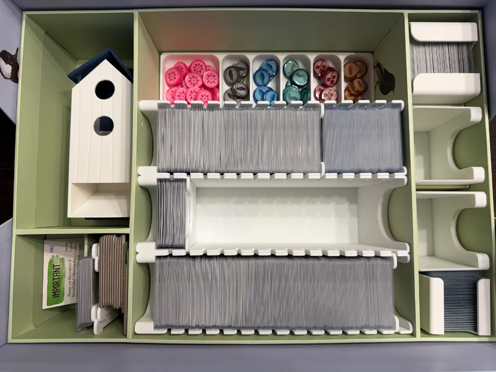 Wingspan Nesting Box Insert / Organizer - All Expansions (Updated Through the Americas Expansion) - KreativLayers