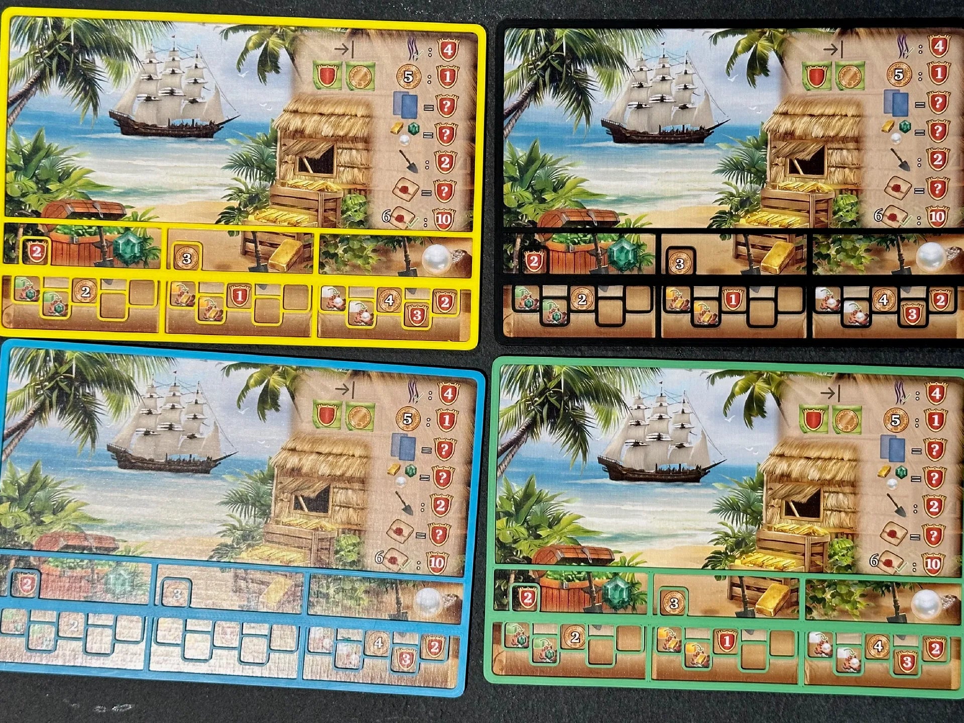 Pirates of Maracaibo Player and Island Board Overlays - KreativLayers