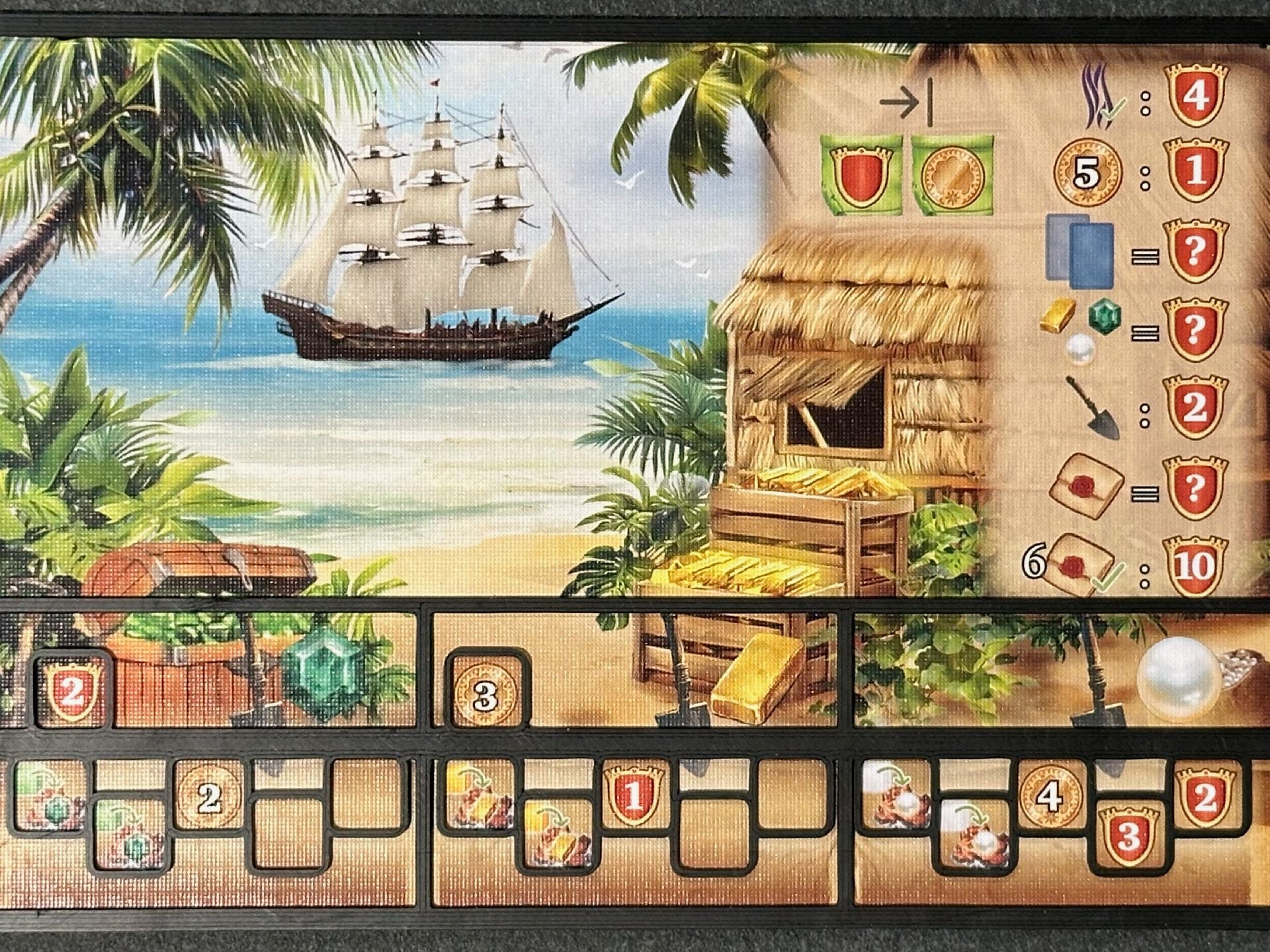 Pirates of Maracaibo Player and Island Board Overlays - KreativLayers