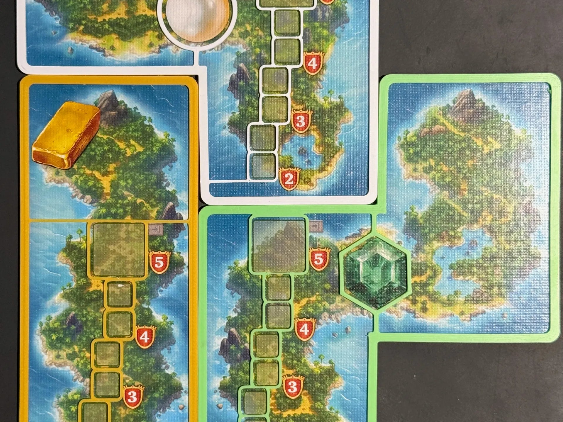 Pirates of Maracaibo Player and Island Board Overlays - KreativLayers