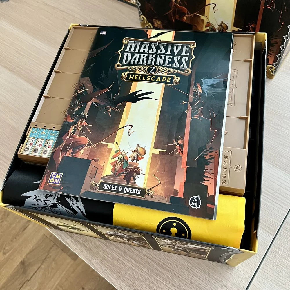 Ultimate Massive Darkness 2 Insert / Organizer for Sleeved Kickstarter Edition - KreativLayers