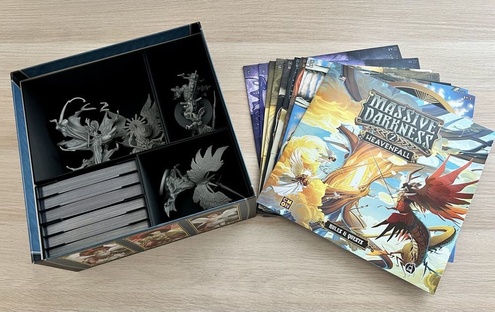 Ultimate Massive Darkness 2 Insert / Organizer for Sleeved Kickstarter Edition - KreativLayers