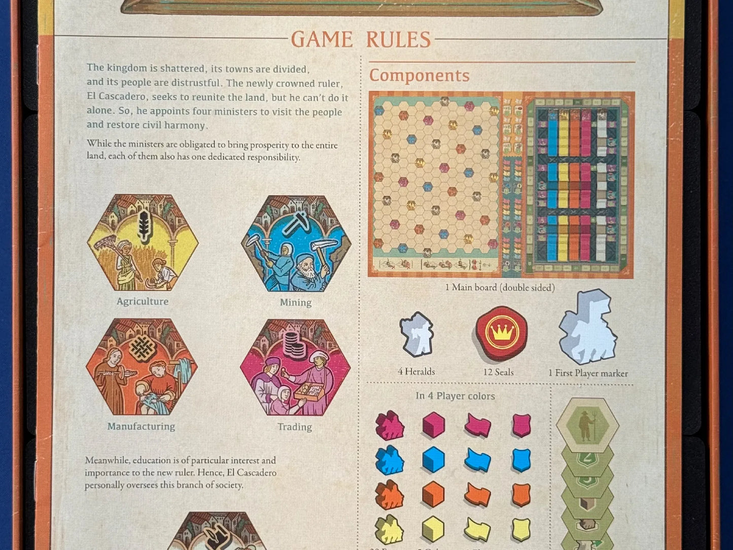 Cascadero Premium Board Game Insert - KreativLayers