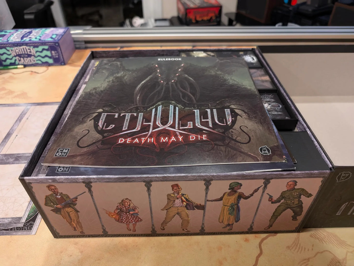Cthulhu Death May Die Insert (Holds Season 1, 2, 3, 4, Unknowable, Goat, Yog, Ithaqua, Animal Allies) - KreativLayers