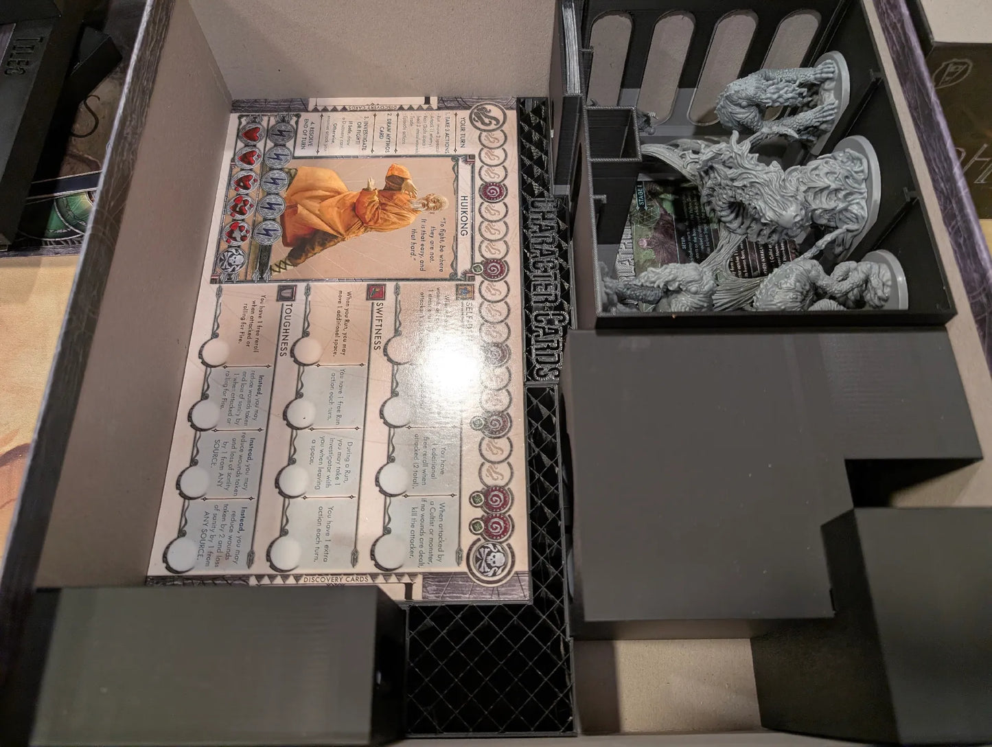 Cthulhu Death May Die Insert (Holds Season 1, 2, 3, 4, Unknowable, Goat, Yog, Ithaqua, Animal Allies) - KreativLayers