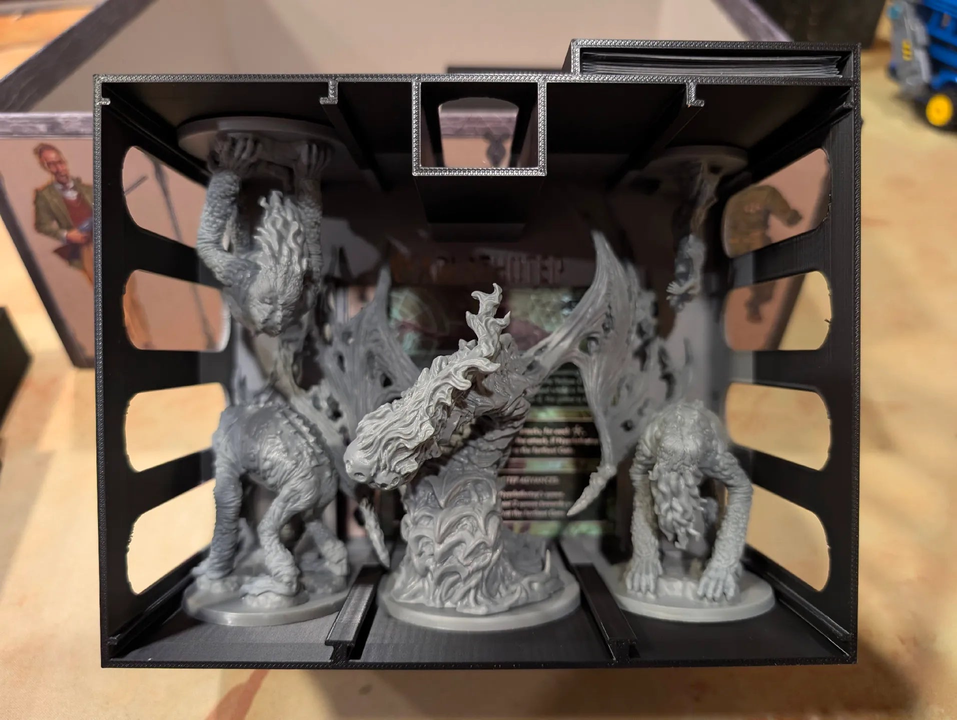 Cthulhu Death May Die Insert (Holds Season 1, 2, 3, 4, Unknowable, Goat, Yog, Ithaqua, Animal Allies) - KreativLayers