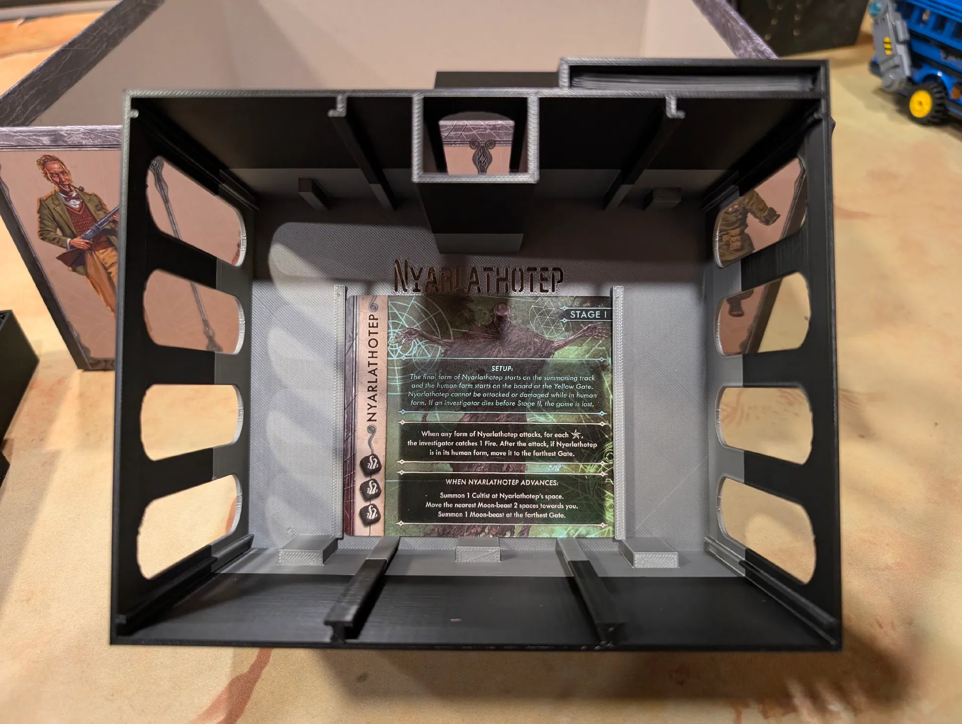 Cthulhu Death May Die Insert (Holds Season 1, 2, 3, 4, Unknowable, Goat, Yog, Ithaqua, Animal Allies) - KreativLayers