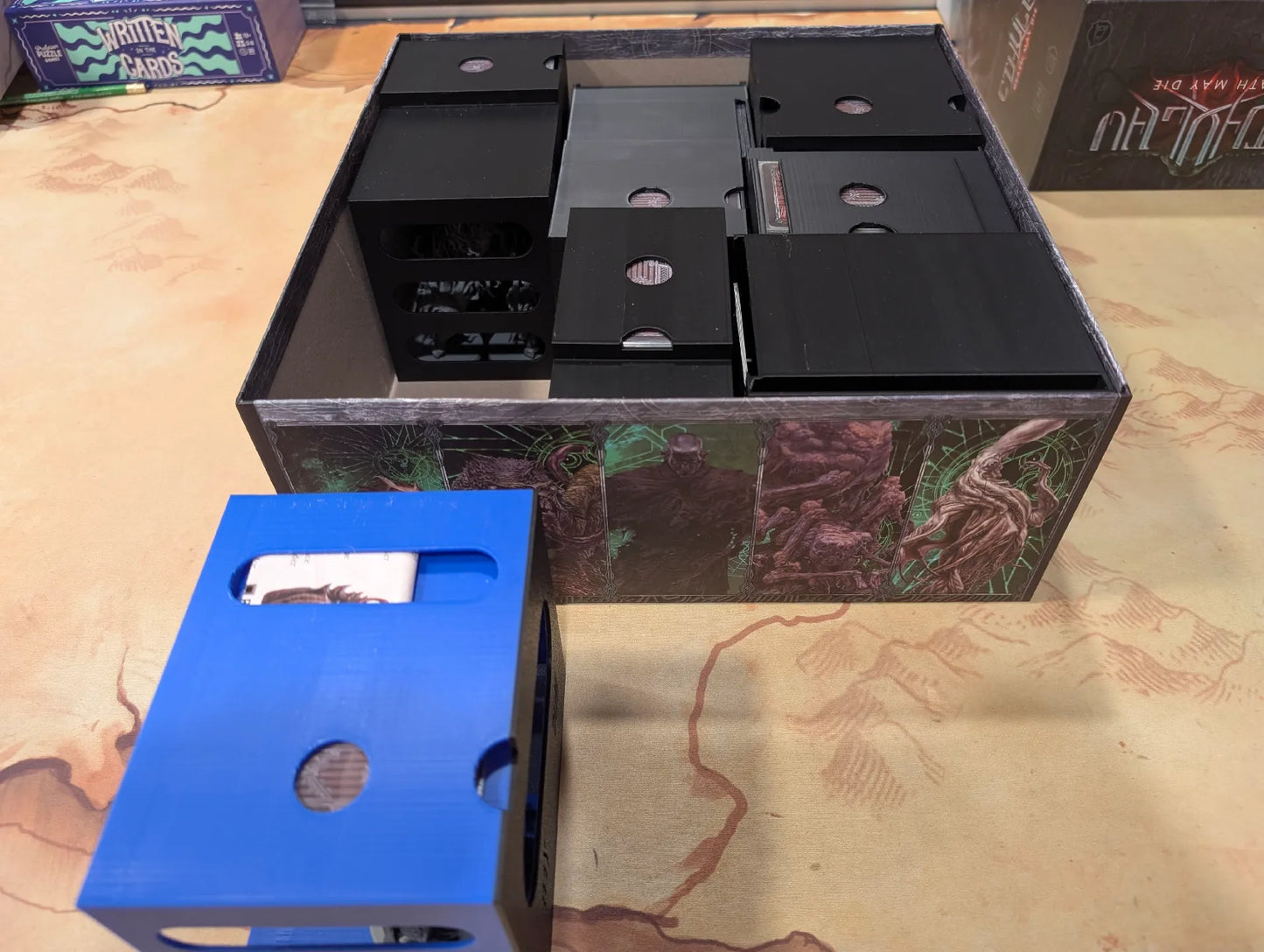 Cthulhu Death May Die Insert (Holds Season 1, 2, 3, 4, Unknowable, Goat, Yog, Ithaqua, Animal Allies) - KreativLayers