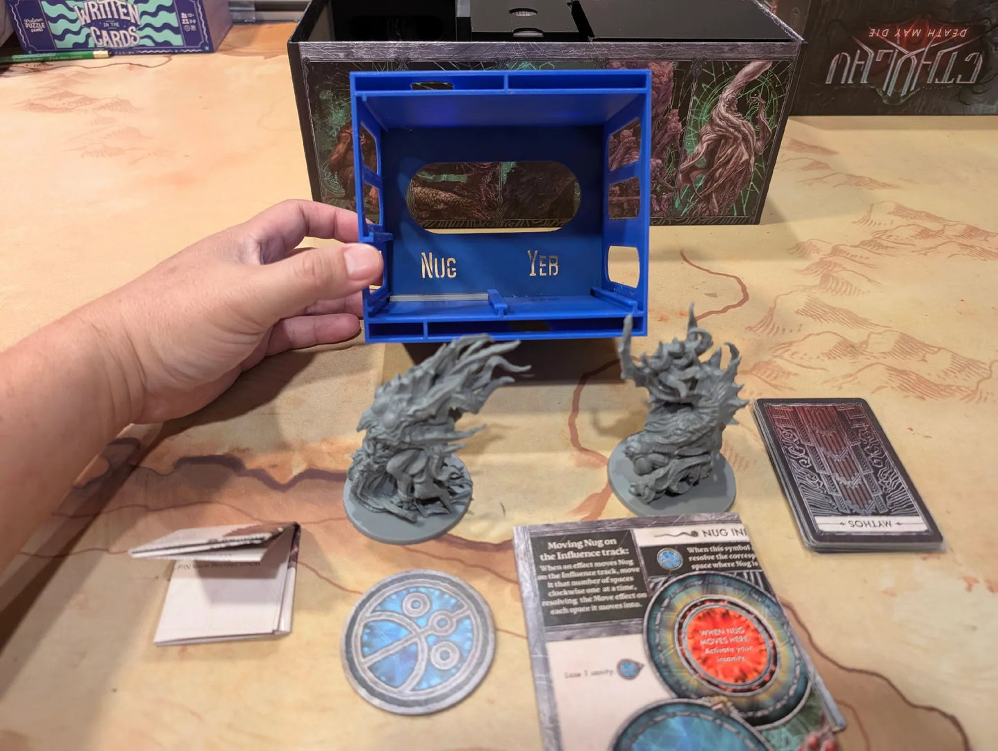 Cthulhu Death May Die Insert (Holds Season 1, 2, 3, 4, Unknowable, Goat, Yog, Ithaqua, Animal Allies) - KreativLayers