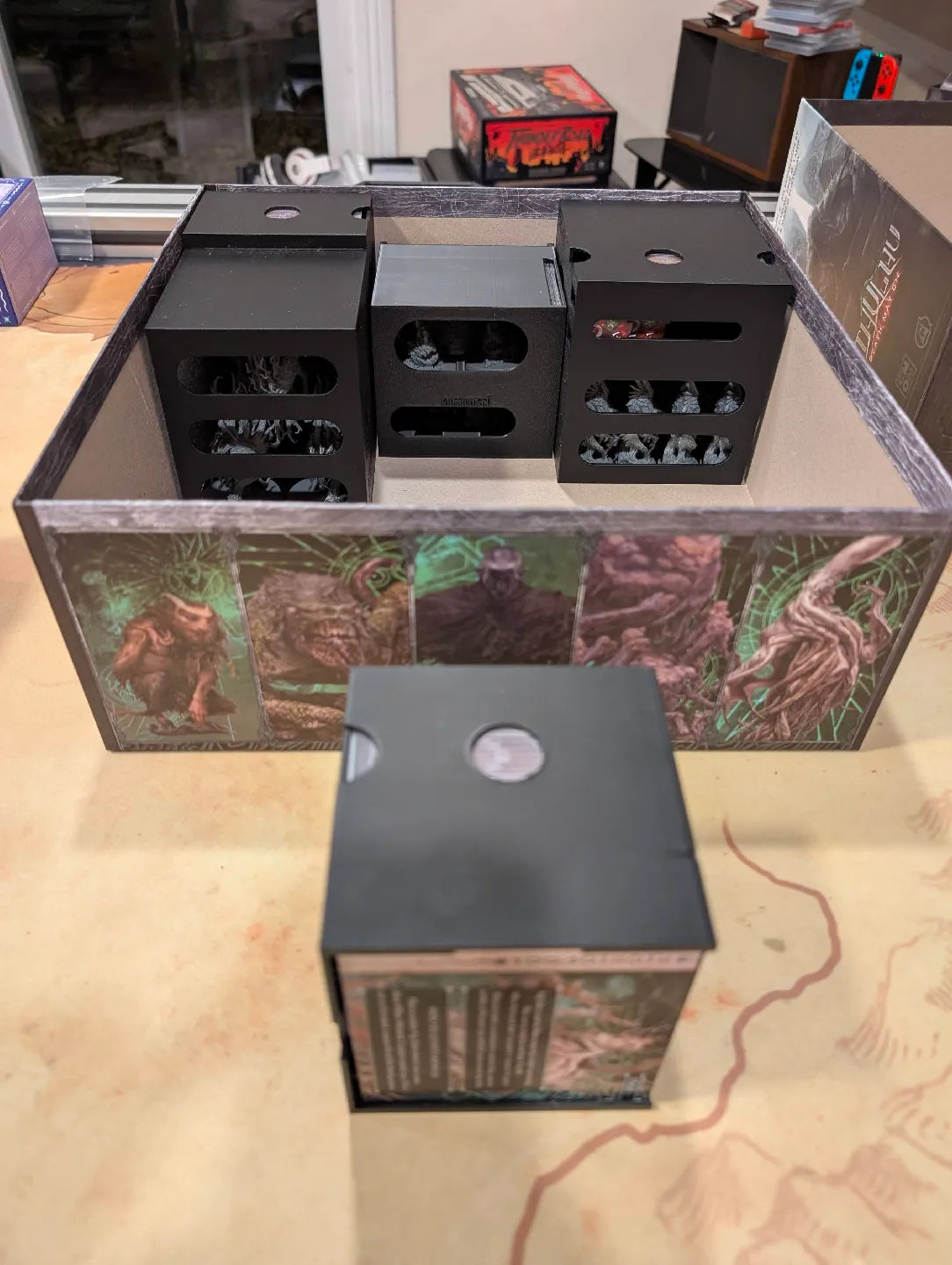 Cthulhu Death May Die Insert (Holds Season 1, 2, 3, 4, Unknowable, Goat, Yog, Ithaqua, Animal Allies) - KreativLayers