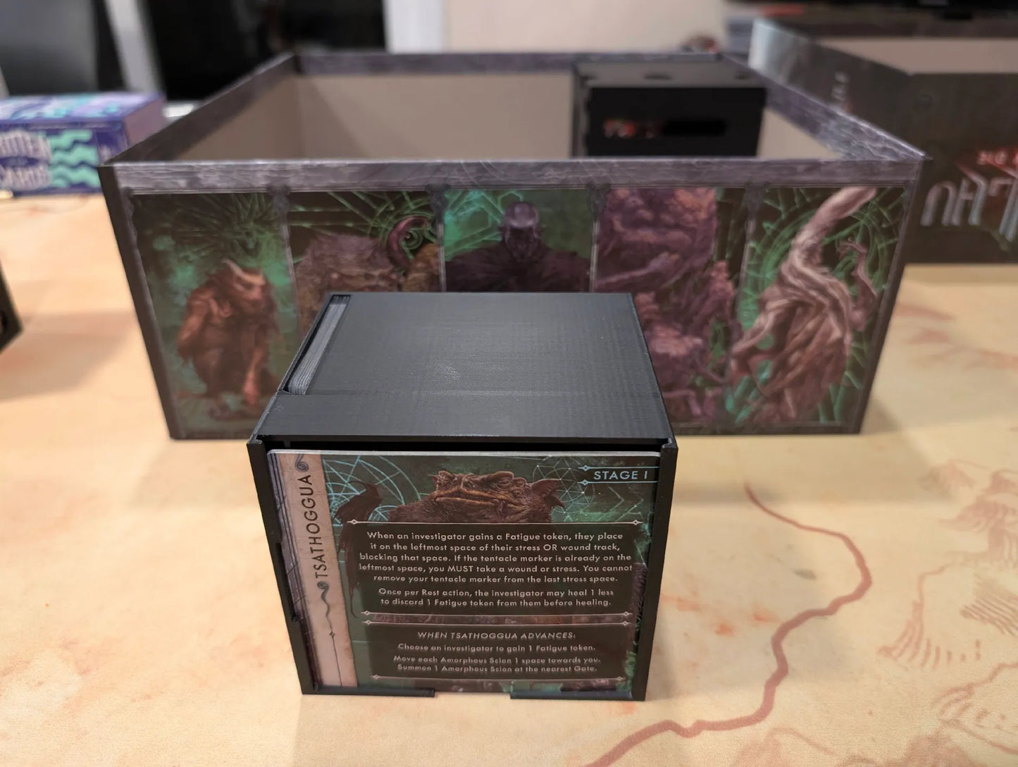 Cthulhu Death May Die Insert (Holds Season 1, 2, 3, 4, Unknowable, Goat, Yog, Ithaqua, Animal Allies) - KreativLayers