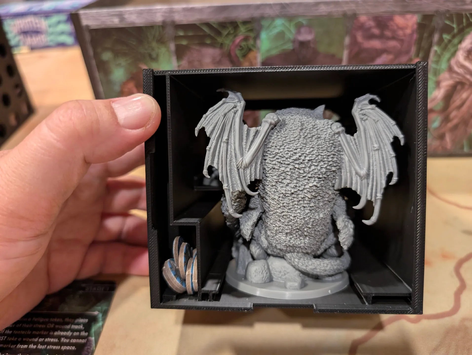 Cthulhu Death May Die Insert (Holds Season 1, 2, 3, 4, Unknowable, Goat, Yog, Ithaqua, Animal Allies) - KreativLayers