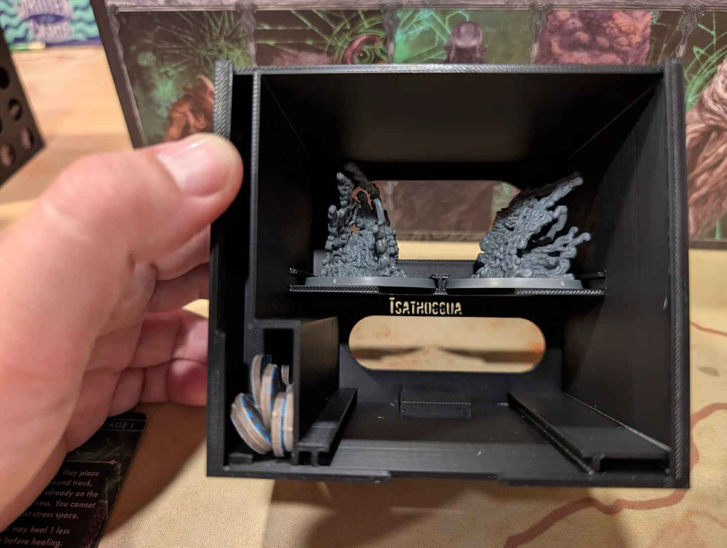 Cthulhu Death May Die Insert (Holds Season 1, 2, 3, 4, Unknowable, Goat, Yog, Ithaqua, Animal Allies) - KreativLayers