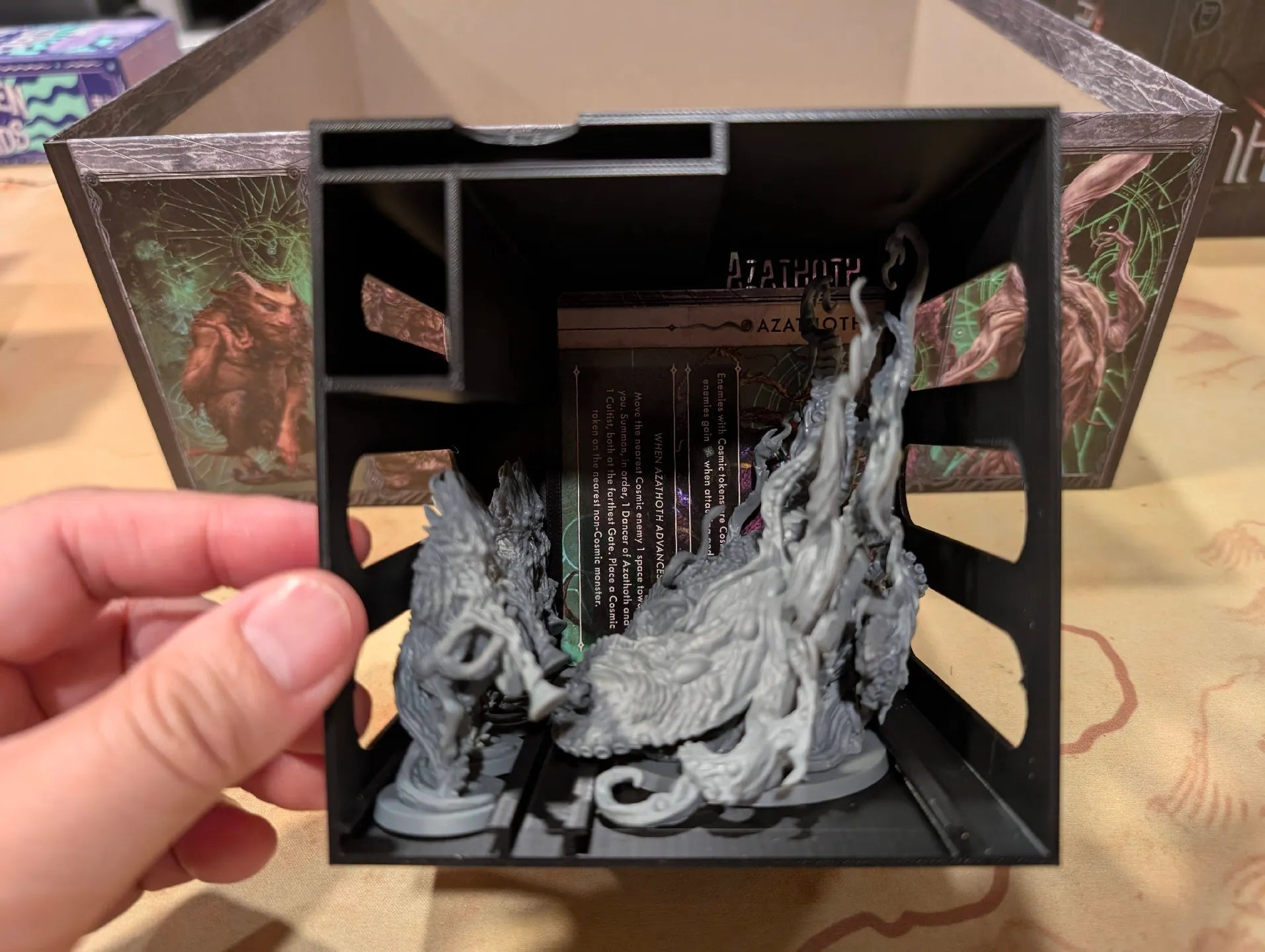 Cthulhu Death May Die Insert (Holds Season 1, 2, 3, 4, Unknowable, Goat, Yog, Ithaqua, Animal Allies) - KreativLayers