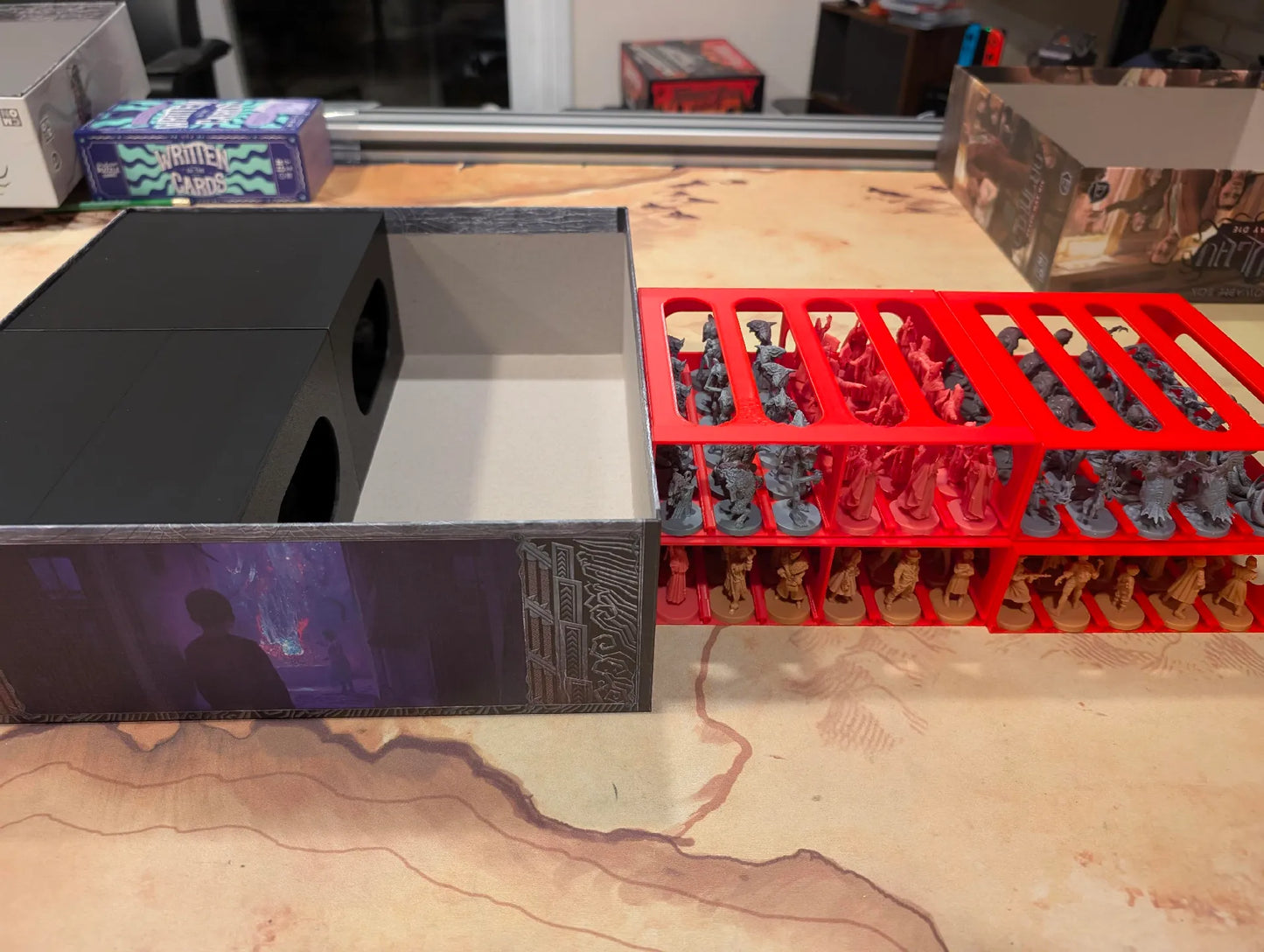 Cthulhu Death May Die Insert (Holds Season 1, 2, 3, 4, Unknowable, Goat, Yog, Ithaqua, Animal Allies) - KreativLayers